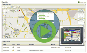 Garmin fleet GPS dispatching