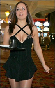 Casino cocktail waitress uniforms