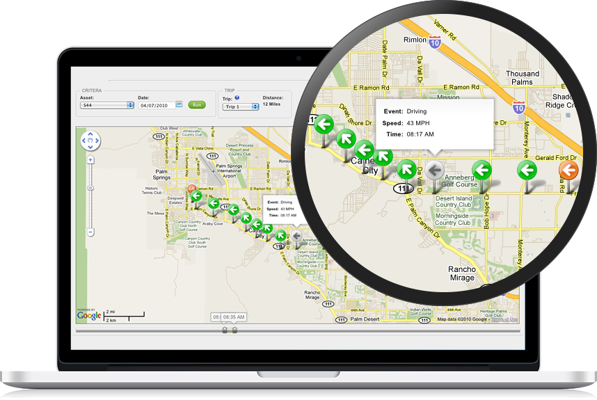 GPS tracking for fleets