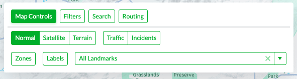 servicetrade map filter