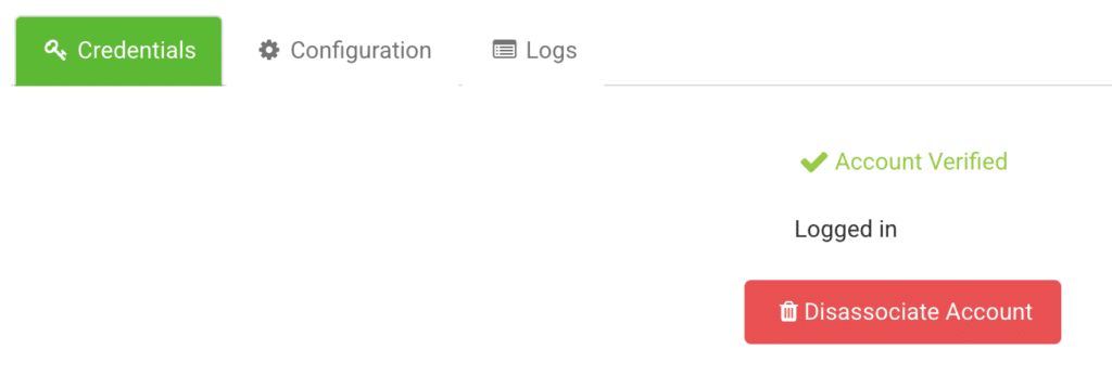 servicetrade disassociate
