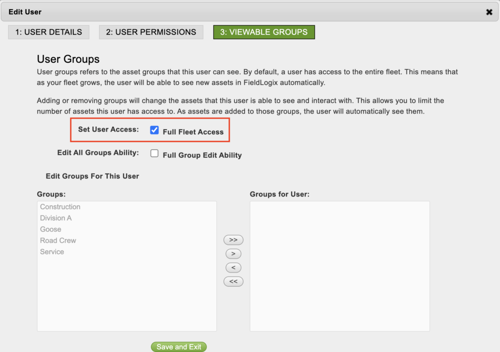 fieldlogix servicetrade user