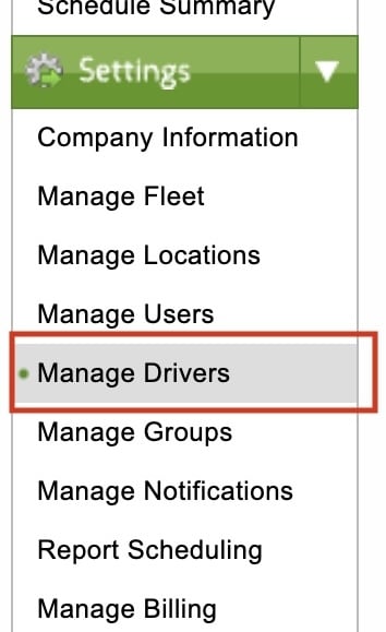 manage drivers