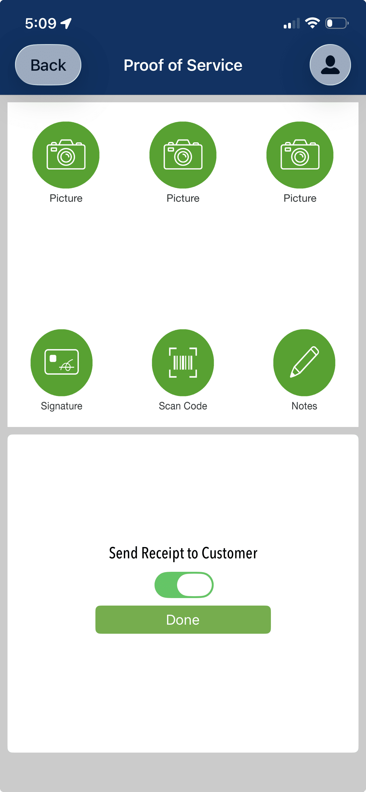 proof of service