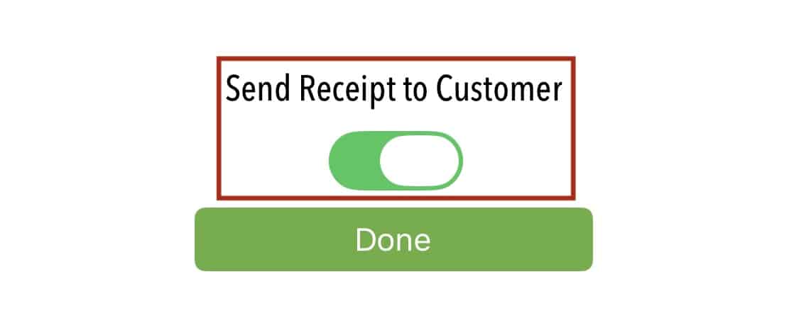 send receipt to customer